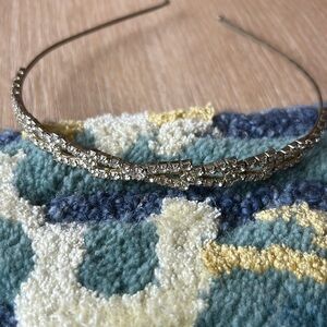 Rhinestone metal skinny headband